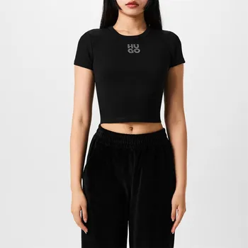 Dámské oblečení Tričko Hugo Black 1068429 XL