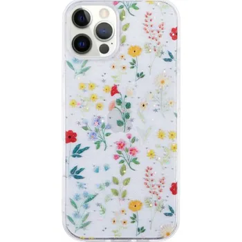 Pouzdro na mobilní telefon Třpytivý transparentní kryt pro iPhone 11 Pro Max - rozkvetlá louka