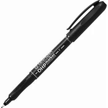 Extol Popisovač čierny 2636 F permanentný, šírka stopy 0,6mm