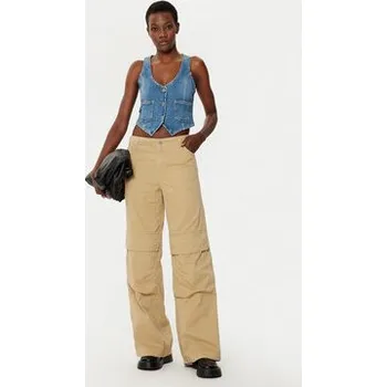 HUGO Kalhoty z materiálu Hunder 50530833 Béžová Relaxed Fit 40