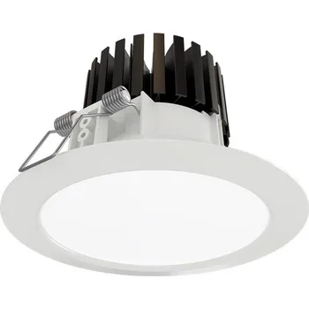 Svítidlo HALLA Svítidlo vestavné RAVO LED IP44 satin bílé 23,3W 2400lm 3000K (55-072K-10GJV/830, W + 00-00153EI) on/off - HALLA HAL 55-072K-10GHE/830, W
