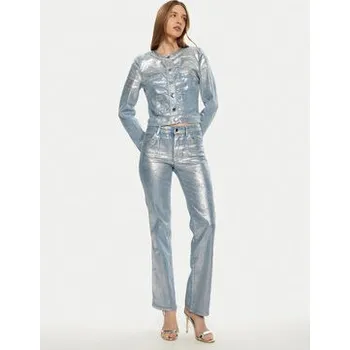 Dámská větrovka Guess Jeansová bunda W5RN 11D5JS1 Modrá Regular Fit XS