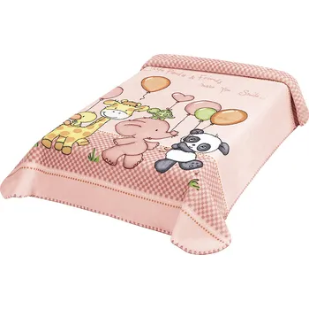 Dětská deka Scarlett Deka pro miminko 636 - růžová, 80 x 110 cm