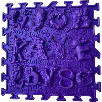 Ortonature - ortopedická podlaha Abeceda I měkká Tmavě fialová