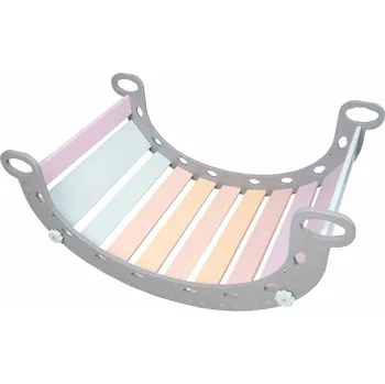 Dětská houpačka WOODANDHEARTS Montessori houpačka, Large Grey Pastel