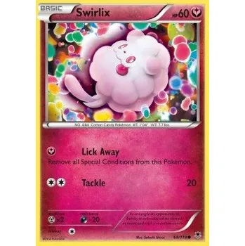 Sběratelská karetní hra Pokémon PHF 068/119 Swirlix - Phantom Forces Stav: Excellent, Verze: NORMAL