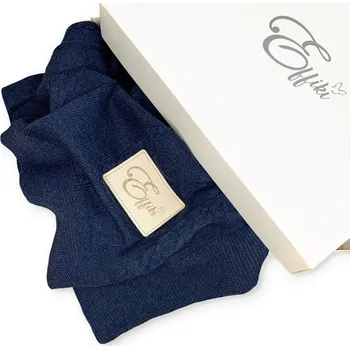 Dětská deka EFFIKI Deka z organické bavlny, Jeans Blue