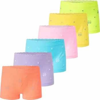 Dívčí spodní prádlo GREENICE Divčí boxerky Panda GREE-6203 - 3 ks v balení Barva: Mix, Velikost: 6-8