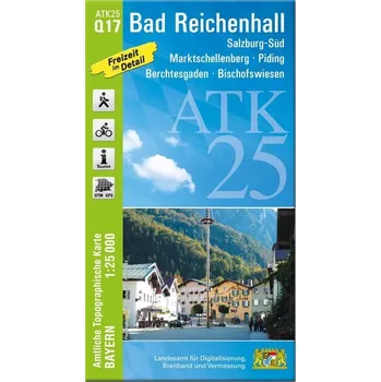 ATK25-Q17 Bad Reichenhall (Amtliche Topographische Karte 1:25000) - Landesamt für Digitalisierung, Breitband und Vermessung