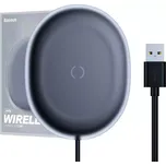 Nabíječka Baseus Jelly Qi bezdrátová nabíječka 15W černá