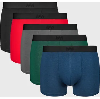 Boxerky 5PACK Bambusové boxerky MEN-A I S vícebarevná