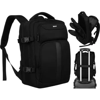 Sportovní batoh Městský batoh na notebook A4 v černé barvě