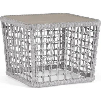 Zahradní stůl BIZZOTTO Zahradní konferenční stolek KOLLAR šedý