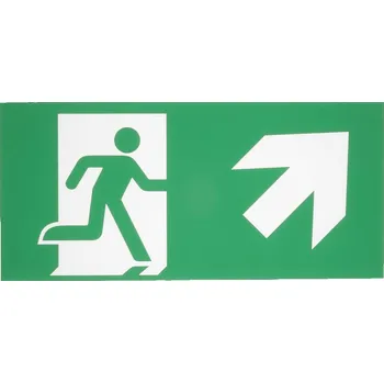 Příslušenství pro svítidlo SLV - BIG WHITE P-LIGHT Emergency , stair signs for areal light, zelená - BIG WHITE (SLV) LA 240010