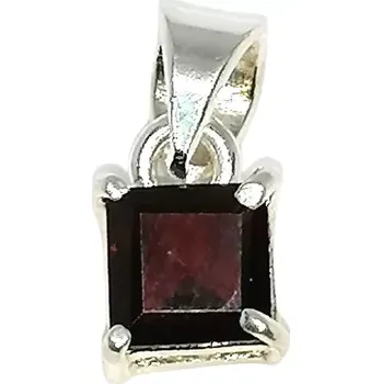 Přívěsek Granát kostička – Přívěsek z minerálu AA kvality pro energii a vášeň