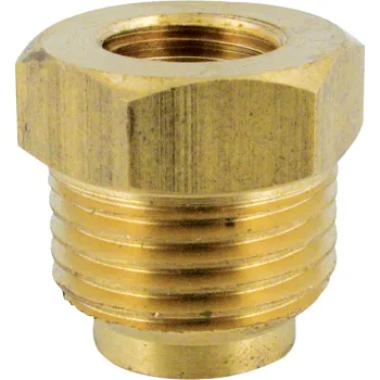 Vodovodní potrubí Mosazná redukce se zpětnou klapkou k manometru 1/4" x 1/2" 54040