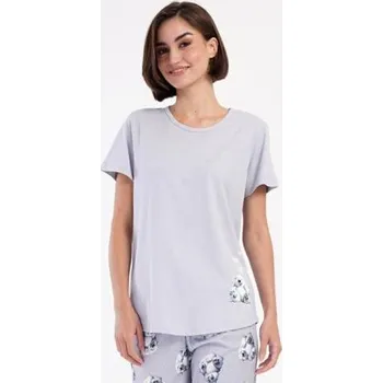 Dámské pyžamo Dámské pyžamo kapri Vienetta Secret Polar bear šedá L