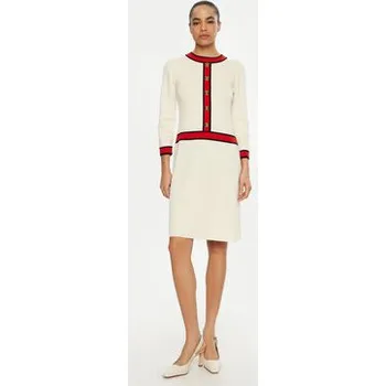 Dámské šaty Luisa Spagnoli Úpletové šaty Mauri 100025 Béžová Regular Fit L