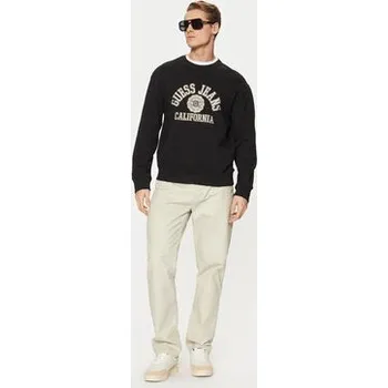 Pánská mikina Guess Jeans Mikina M5RQ40 KCPR1 Černá Regular Fit XL