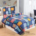 Mikroplyšové povlečení Premium 140x200+70x90 Plants