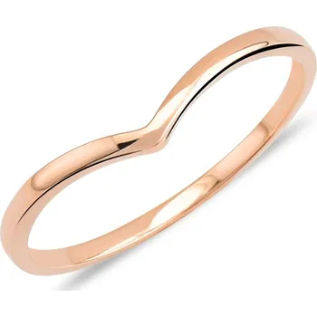 Prsten Lillian Vassago Minimalistický zlatý prsten LLV98-GR034 Barva zlata: Růžová, Velikost prstenu: 62