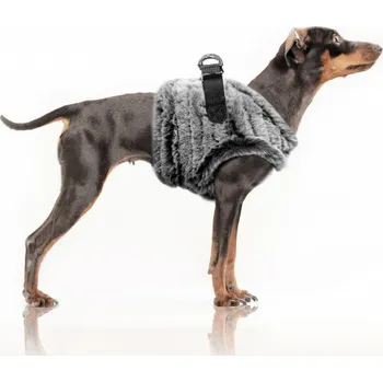 Obleček pro psa Postroj a bunda pro psy Josef Milk & Pepper šedý Velikost: 44