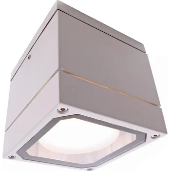 Venkovní osvětlení DEKOLIGHT Stropní přisazené svítidlo Mob Square II bílé 9W GX53 IP54 108x108mm - LIGHT IMPRESSIONS IMPR 730409