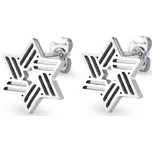 Náušnice z chirurgické oceli Hvězda