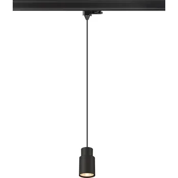 Bodové svítidlo SLV - BIG WHITE PURI 2.0 Tube 3~ závěsné světlo, GU10, délka závěsu 200 cm, 1x max. 6W, černá - BIG WHITE (SLV) LA 1008275