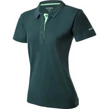 Dámská košile Škoda Dámská polokošile emerald Velikost: XXL