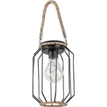 Černá LED solární závěsná lucerna Sluis 0,2W - Rabalux - 77046 - 77046