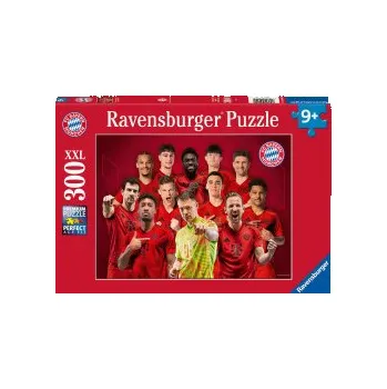 Puzzle Ravensburger Kinderpuzzle 12004000 - FC Bayern München Saison 2024/25 - 300 Teile XXL FC Bayern München Puzzle für Kinder ab 9 Jahren (NL)