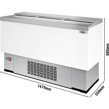 Lednice G.Gastro Pultový mrazák na lahve 305 L