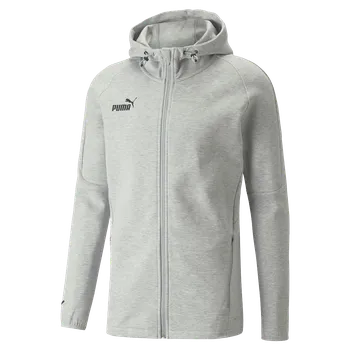 Pánská mikina Puma teamFINAL Casuals Hooded Jacket šedá UK M