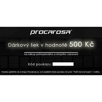 Dárkový potravinový koš Procarosa® Elektronický dárkový poukaz v hodnotě 500 Kč