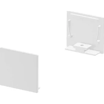 Příslušenství pro svítidlo SLV - BIG WHITE Koncové kryty na GRAZIA 20 profil k montáži na stěnu standard 2 kusy ploché provedení bílé - BIG WHITE (SLV) LA 1000566