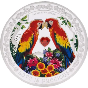 Stříbrná mince 1 Oz Love is precious Macaws 2025