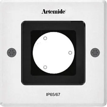 Venkovní osvětlení ARTEMIDE Ego 90 downlight čtverec 24° 3000K hliník IK10 - ARTEMIDE AR T4063FLW00