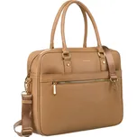 Business taška z ekologické kůže se vzorem hadí kůži Barva: Béžová