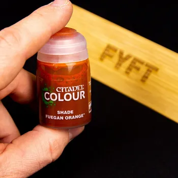 Modelářská barva Citadel Shade: Fuegan Orange 18ml - barva na modely a miniatury