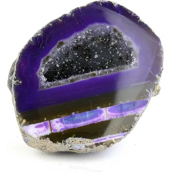 Sběratelství Achátová geoda fialová 170g (Brazílie)