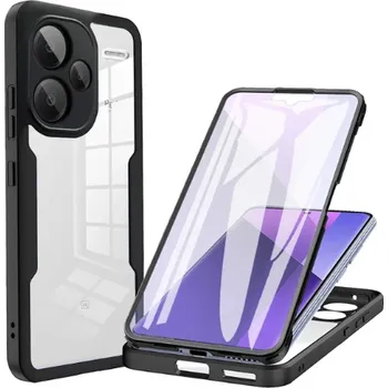 Pouzdro na mobilní telefon Beweare 360 oboustranný TPU kryt na Xiaomi 14C - černý