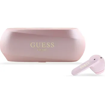 Sluchátka Guess Elongated Metallic ENC TWS Bezdrátová Sluchátka Barva: Růžová