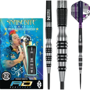 Šipka Šipky Red Dragon Peter Wright Snakebite Black Racer 22g steel
