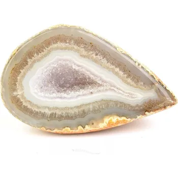 Sběratelství Achátová geoda přírodní šedá 170g (Brazílie)