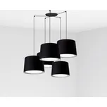 FARO CONGA závěsné svítidlo, černá, 5L - FARO FARO 64314-56-5L