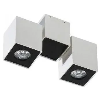 Nástěnné svítidlo AZZARDO Stropní bodové přisazené svítidlo Azzardo Flavio 2 white/black AZ0792 GU10 2x50W IP20 22cm bílo-černé - AZZARDO AZZ AZ0792