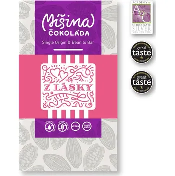 Čokoláda Míšina čokoláda Tmavá čokoláda Z lásky
