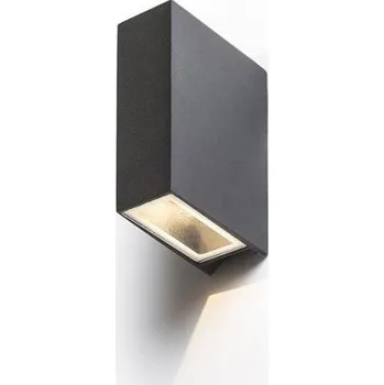 Venkovní osvětlení RED - DESIGN RENDL UKKO nástěnná černá 230V LED 2x3W 55° IP54 3000K - RED - DESIGN RENDL RED R12555