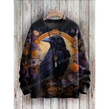 Dámský svetr Svetr s 3D potiskem kočky CS399 Velikost: M, Barva (Varianta): Svetr 9